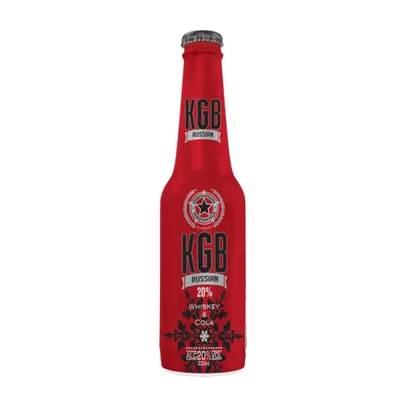 KGB Whiskey Cola 20% 330ml