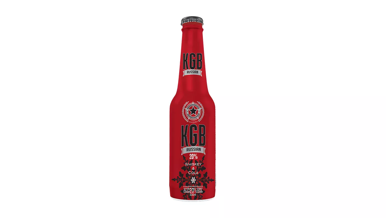 KGB Whiskey Cola 20% 330ml